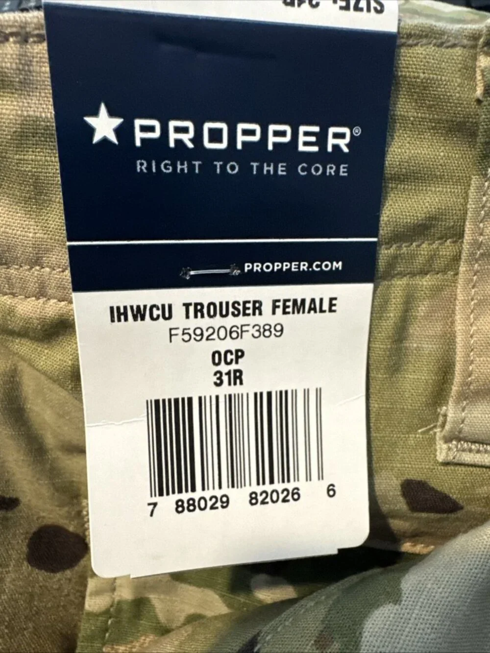 Propper IHWCU Trousers Female Womens 31R OCP Army Hot Weather Combat Camo NEW - Picture 2 of 9